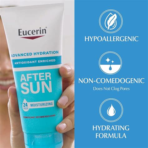 Eucerin Sun Advanced Hydration Spf Sunscreen Lotion After Sun