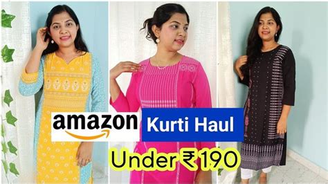 Amazon Kurti Haul Amazon Kurta Haul Starting Rs 189 Amazon Summer