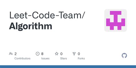 GitHub Leet Code Team Algorithm