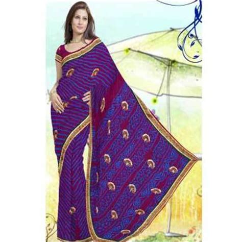 Blue Sarees5 At Best Price In Jaipur By New Manish Textile Id 2212764533