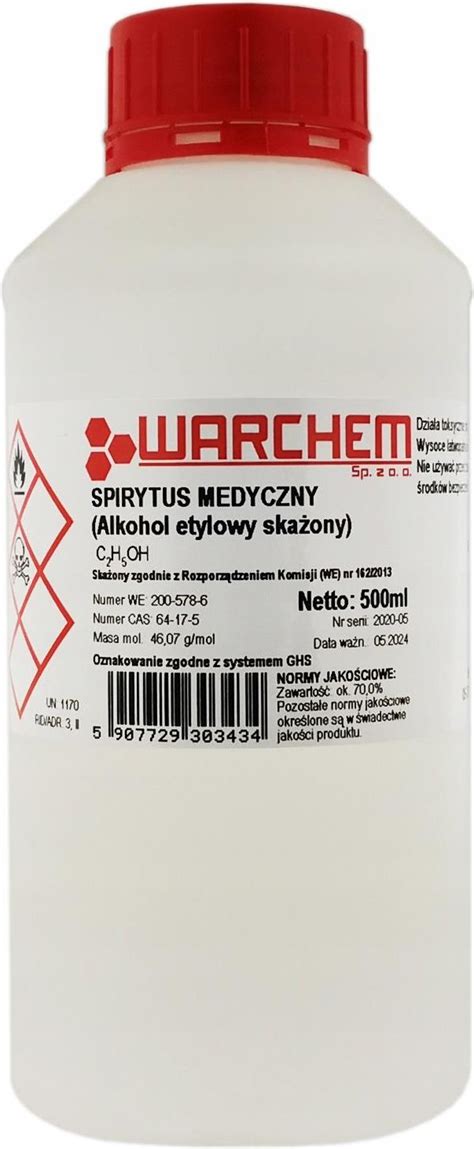 Drobne Akcesoria Medyczne Warchem Spirytus Medyczny Alkohol