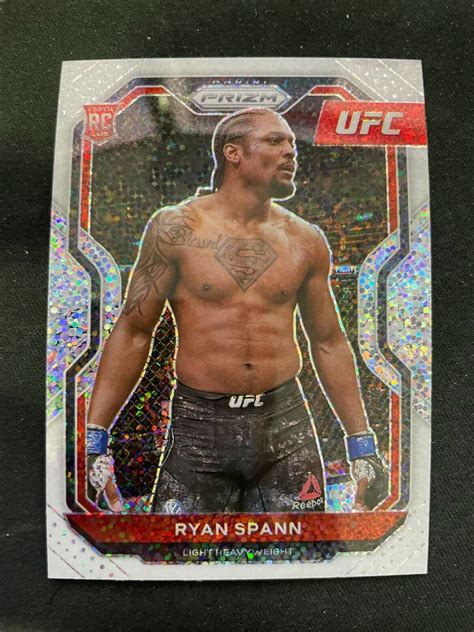 Ryan Spann Prizm Ufc White Sparkle Ssp Raw Price Guide