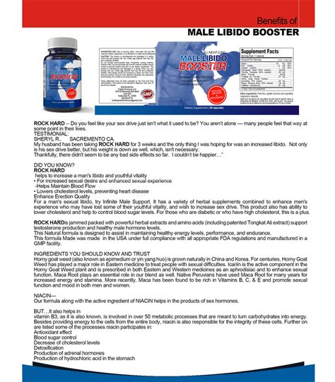 Male Libido Booster 30 Capsules