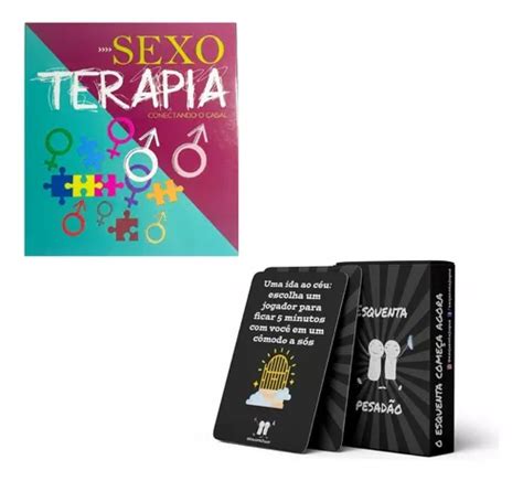 Kit Sexo Terapia Esquenta Pesad O Jogo De Cartas Festa Frete Gr Tis