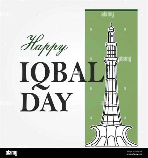 Happy Iqbal Day Stock Vector Images Alamy