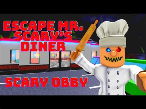 Roblox Escape Mr Scarys Diner Scary Obby Youtube