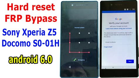 How To Hard Reset FRP Bypass Sony Xperia Z5 Docomo S0 01H YouTube