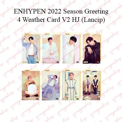 Jual READY SET ENHYPEN 2022 SEASON GREETINGS PHOTOCARD FAN MADE