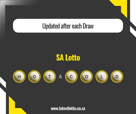 Top Hot And Cold Numbers Sa Lotto Latest Lotto