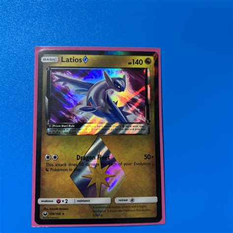 Latios 108 168 Celestial Storm Prism Star Ultra Rare Holo Pokemon Card