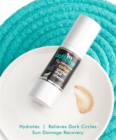 MCaffeine Naked And Raw Coffee Under Eye Cream For Combination Skin Relieves Dark Circles