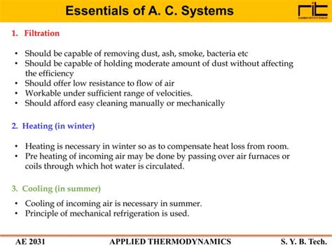 Chapter Psychrometry Air Conditioning Ppt