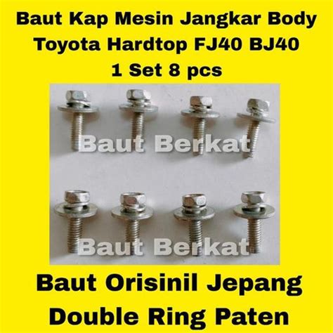 Jual SET Baut Kap Mesin Jangkar Body Hardtop FJ40 BJ40 Baut Double Ring