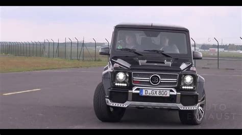 Mercedes Brabus G V Widestar Designo Exhaust Sounds Revs