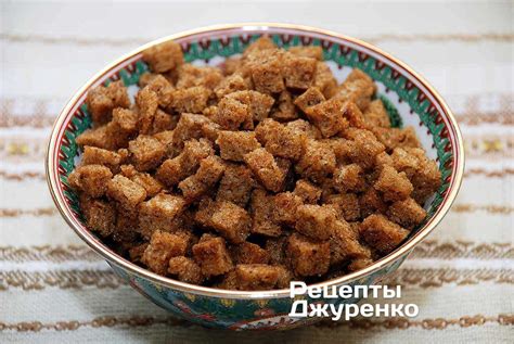 Ржаные сухарики с чесноком - пошаговый рецепт Сергея Джуренко