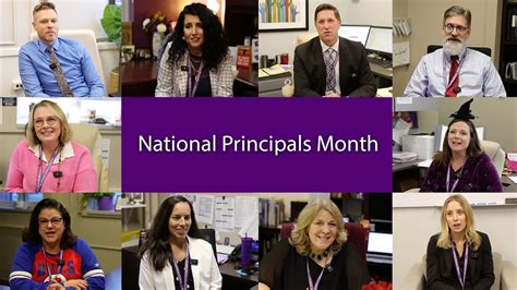 National Principals Month Youtube