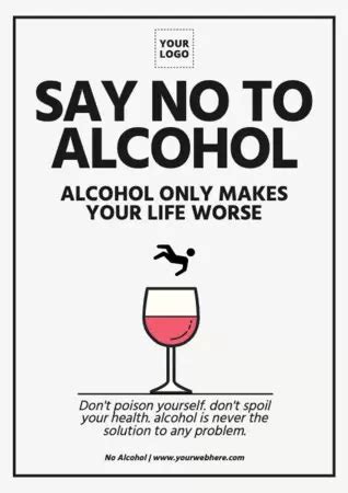 Create an Alcohol Awareness Poster online