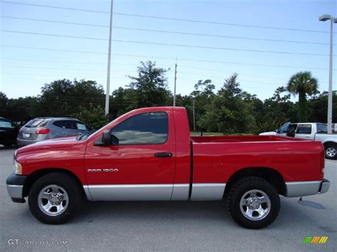 2003 Flame Red Dodge Ram 1500 ST Regular Cab 34800431 Photo 2