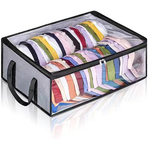 Hot Sale Non Woven Hat Clothes Foldable Storage Hanging Bag Storage Box
