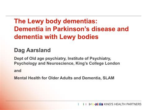 Dementia In Parkinsons Disease And Dementia With Lewy Bodies Docslib