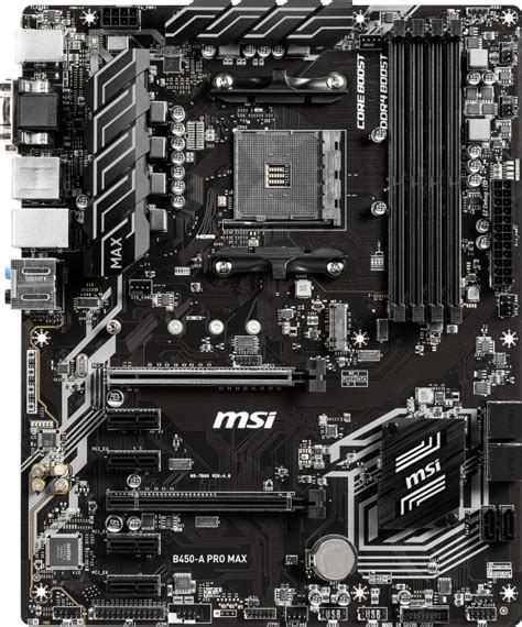 Msi Pro B A Pro Max Am Amd B Sata Gb S Atx Amd Motherboard