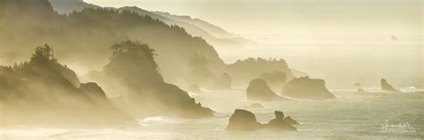 Panoramic View Of Samuel Boardman State Park And The South Oregon Coast