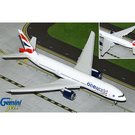 Gemini Jets British Airways Boeing B777 200er One World Livery Diecast G Ymmr 1 200