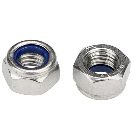 Din Iso Iso Galvanized Hexagon Lock Nut Nylock Nut With