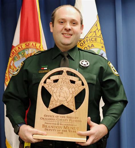 Brandon Mundt Is Okaloosa County Floridas Deputy Of The Year