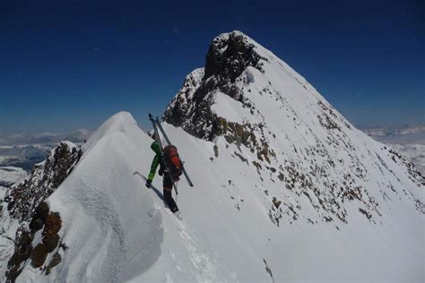 Piz Bernina climb via the Normal Route. 1-day trip. SNGM leader