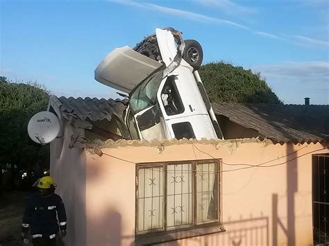 Driver Makes A Miraculous Escape After His Car Goes Flying Into The