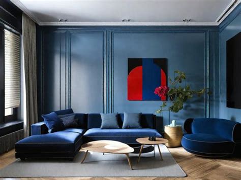 Black and Blue Living Room Decor Ideas Inspiration Shop Now