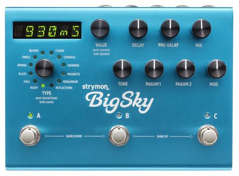 Big Sky Reverb By Strymon Multidimensional Reverb