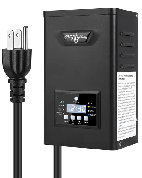 Smy Lighting Low Voltage Landscape Transformer Outdoor Weatherproof