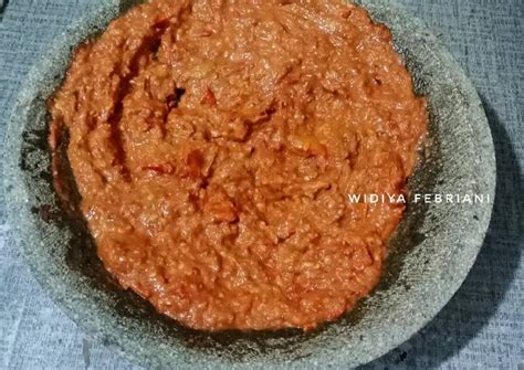 Resep Sambal Terasi Ala Warung Penyetan Pecel Lele Oleh Widiya