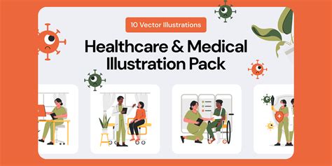 Healthcare Medical Illustrations Figma