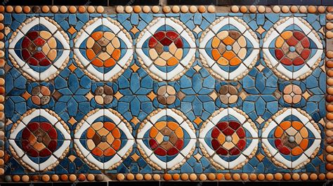 Premium Photo | Mosaic Patterns Reminiscent Of Ancient Roman Wallpaper