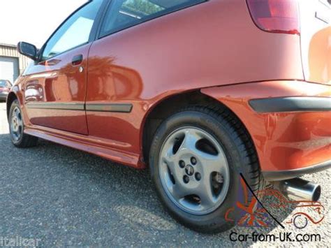 1998 FIAT PUNTO GT 1 4 Turbo Arancia Orla Orange 71k Miles Great