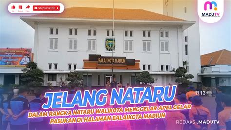 Dalam Rangka Nataru Walikota Menggelar Apel Gelar Pasukan Di Halaman