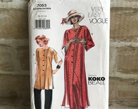 Very Easy Vogue Sewing Pattern Sizes Uncut Factory