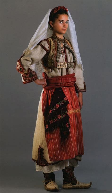 Albanian Traditional Clothing From The Shestan Region Of Montenegro