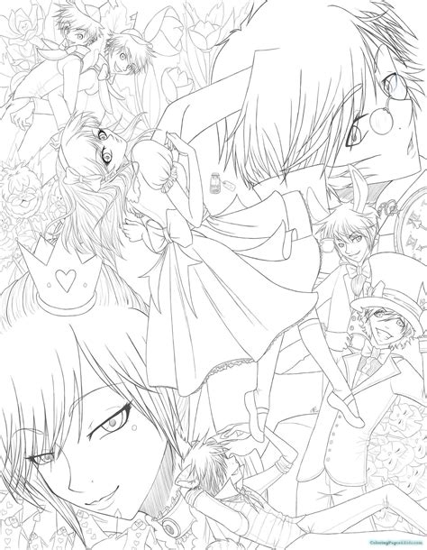 Anime Angel Girl Coloring Pages