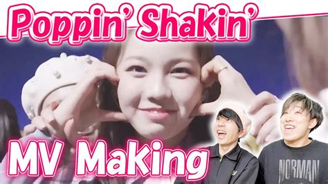 Niziupoppin Shakin Mv Making Reaction Youtube