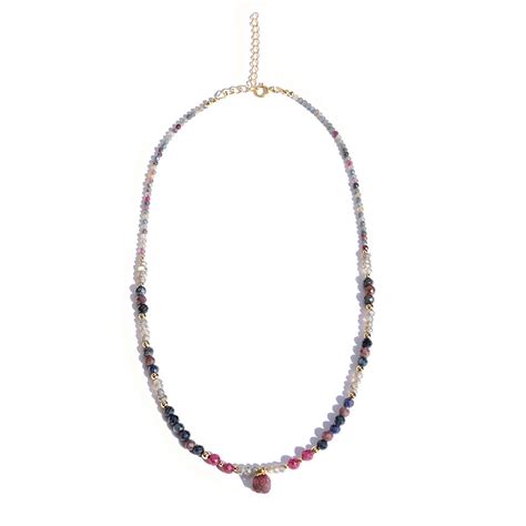 Sapphire and Ruby Luxury Necklace - PRE- ORDER – Lovepray jewelry