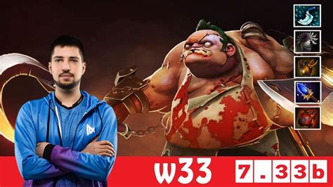 DOTA 2 W33 The PUDGE OFFLANE 7 33b YouTube