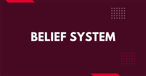 Belief System Definition And Explanation Sociology Plus