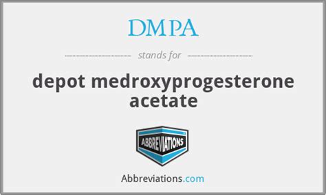 Dmpa Depot Medroxyprogesterone Acetate