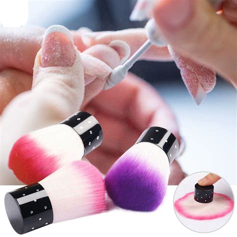 Nail Cleaning Brush Tools File Nail Art Care Manicure Pedicure Soft