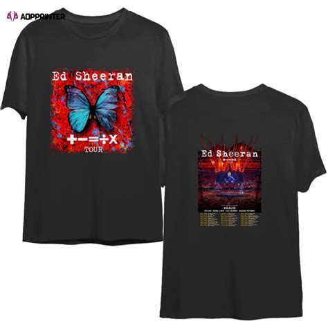 Mathematics Tour 2023 Ed Sheeran Shirt Aopprinter