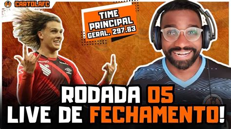 Live De Fechamento Cartolafc Vamos Fazer Os Ltimos Aj Stes Para A